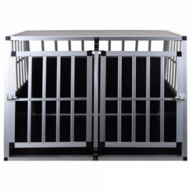 Přepravní, transportní box/klec pro psa, 104 cm, 2x šikmý 76" s přepážkou.