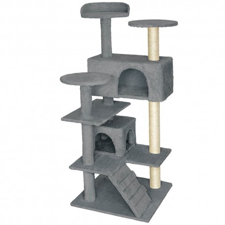 Škrabadlo pro kočky 140 cm, barva béžová.