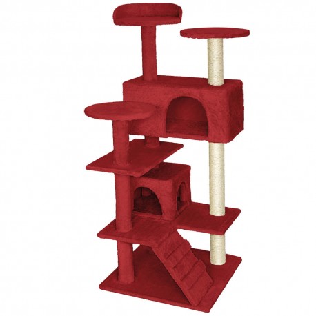 Škrabadlo pro kočky 140 cm, barva béžová.