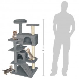 Škrabadlo pro kočky 140 cm, barva béžová.